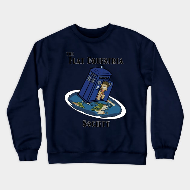 The Flat Equestria Society Crewneck Sweatshirt by AmyNewBlue